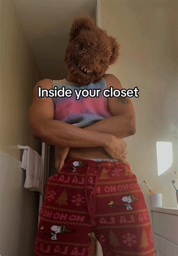 Demon behind me while I do my dance #demon #closet #horror #dancing #fyf