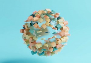 Geometric, Geometric Objects, Cartoon. Free Stock Video