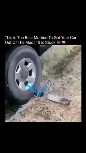 This Is The Best Method To Get Your Car Out Of The Mud If It Is Stuck 🫡
