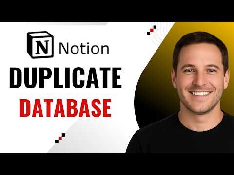 How to Duplicate a Notion Database