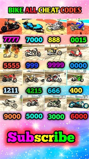 Bike All Cheat Codes 🤯||Indian bike game# shortsfeed #ytshorts #shorts#gaming#gtaonlinegta5#franklin