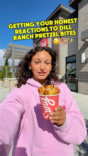 Dill Ranch Pretzel Bites drop TOMORROW! 🥨🥒✨ Would you give these a try? 👀