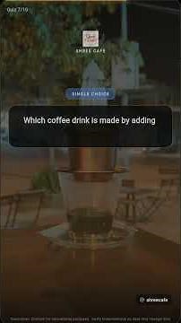 ☕ Coffee Challenge | Can You Score 10/10? #002 #shorts