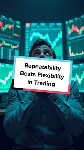 Stop relying on gut instinct. Predictable trading systems outperform flexible, discretionary methods. Build consistency and scale with engineered processes. #trading #propfirm #systemtrading #automation #charts #capital #traderlife