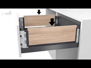 Сборка, установка и регулировка ящика AvanTech YOU от Hettich с дизайнерским вставками InLay