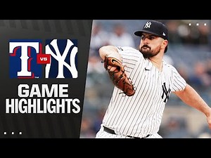 Rangers vs. Yankees Game Highlights (5/22/25) | MLB Highlights