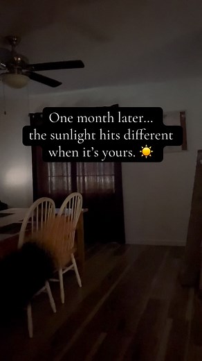 Little by little, piece by piece — our home is becoming ours. Every morning, a reminder to slow down and feel thankful for the chaos, the calm, and everything in between 🫶 #morninglight #homejourney | Felicia Bailey