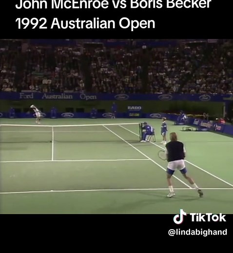 McEnroe vs Becker: 1992 Australian Open Highlights