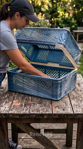 Trash to Treasure: Your NEW Greenhouse! 🌿 #Shorts #Garden #Hack