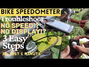 BIKE SPEEDOMETER | HOW TO TROUBLESHOOT | Paano? #speedometer #doityourself #cateye