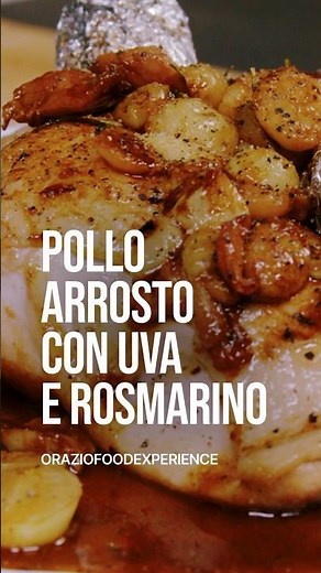 POLLO IN PADELLA: UVA & ROSMARINO 😋 #ricettafacile #cucinacasalinga #oraziofoodexperience