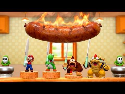 Super Mario Party Jamboree Minigames - Mario Vs Yoshi Vs Donkey Kong Vs Bowser ULTIMATE Battle!