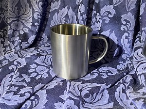 "Better For Your" coffee mug: 304 Stainless Steel (Non-detect for Lead, Cadmium, Arsenic, Mercury & Antimony)