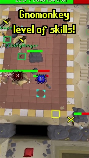 Gnomonkey level of skills in TOA | OSRS