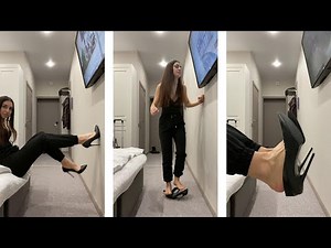 Tuna High Heels Full Destruction, High Heels Abuse, High Heels Bending, Ruined High Heels (# 1011)