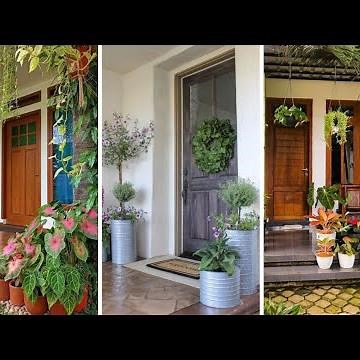 Decorating the entrance of the house - Ideas for decorating the entrance door - Cool ideas