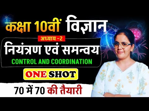 नियंत्रण एवं समन्वय सम्पूर्ण रिवीजन कक्षा 10 विज्ञान बोर्ड परीक्षा 2026