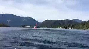 The Mars taxiing down the lake for its warm-up flight this morning. | Martin MARS - Coulson Flying Tankers