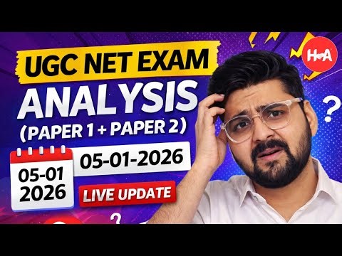 UGC NET Paper 1 & Paper 2 Exam Analysis LIVE | Expected Cutoff & Safe Score Revealed | LIVE REVIEW