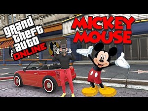 GTA 5 Online: How to make Mickey Mouse!