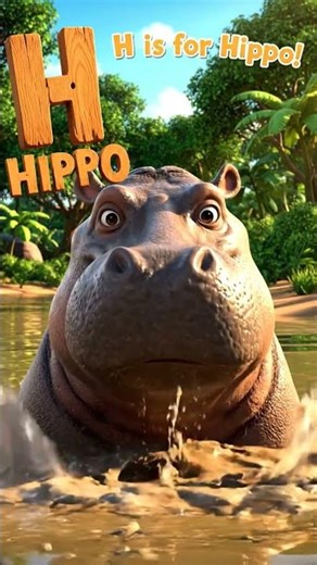 ABC Animals song Part 3: G H I Song with Giraffe, Hippo & Iguana! 🦒🦛🦎 | Fun Learning for Kids