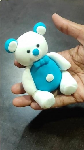 🔥Foundant teddybear tutorial🔥 #shorts #trending #food #cake #cakedecorating