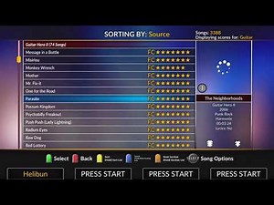 Clone Hero GH2 Full Setlist FC