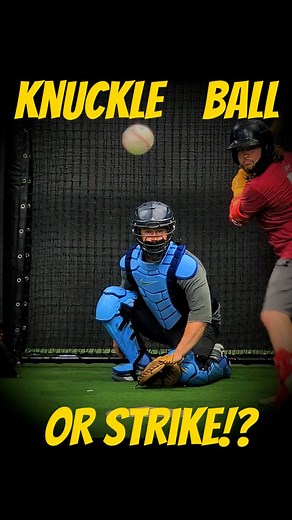 Knuckleball or strike!? You make the call. This low-70's slow-rolling corkscrew Knuckleball starts center cut before pig-tailing down and into the hands of the right handed batter during live ABs. And to address the comments -- this catcher is a pro, does everything right and still boxes it. Perhaps we'll start a series where internet commenters gear up for a bullpen to see how they fare. #knuckleballnation #howtoknuckleball #knuckleballmechanics #knuckleball #knuckleballtutorial #너클볼 #ナックルボール |