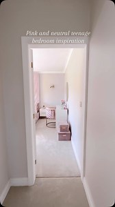 200K views · 10K reactions | Pink & Neutral Teenage Bedroom...