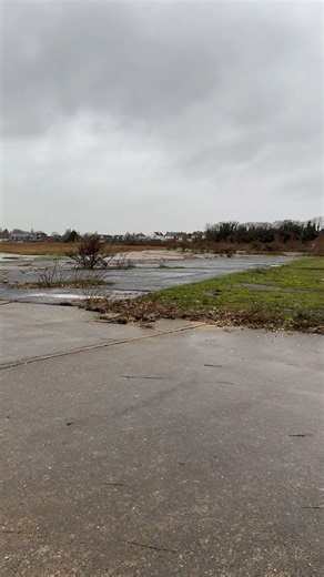 You can see how badly the surface of the hoverport has degraded since it was built in the late 60s. National Grid plan to drag nearly 500 tonnes of vehicles back and forth across it for nearly 3 years. They say they're confident their equipment will not damage the surface any further but haven't carried out a Structural Integrity Assessment. They have not assessed the impact of colliery waste leaching into the saltmarsh and SSSI. They have not carried out any environmental surveys. They say they