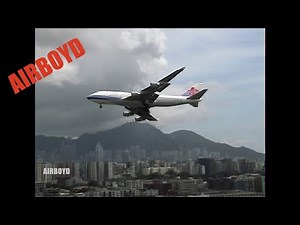 Hong Kong Kai Tak 20 Years Ago From Checkerboard Hill