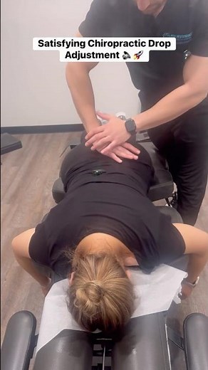 Chiropractic Drop table adjustment in action 🔈