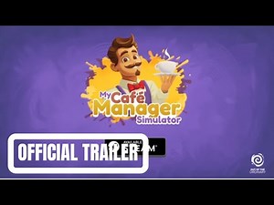 My Café Manager Simulator – Official Trailer (2025) | Viral Cozy Management Game