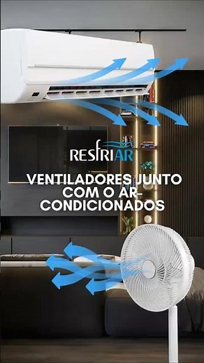 Ventilador + Ar-Condicionado: o truque simples para gelar mais e gastar menos 💡❄️