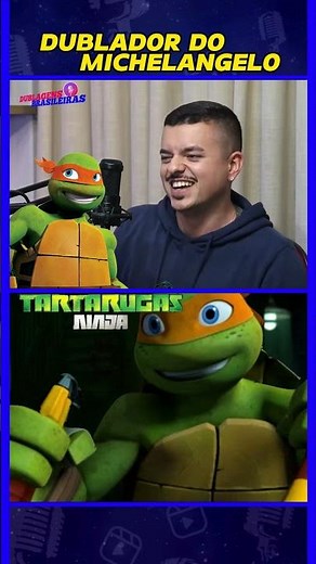 Daniel Figueira |Dublador do Michelangelo em As Tartarugas Ninja (2012) #dublagembr #dublagemviva