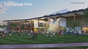 Demolition and new library construction project begins in Newport News