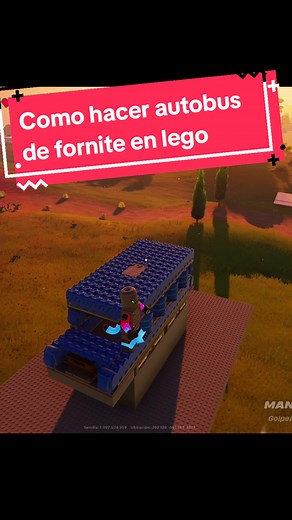 Tutorial de como hacer el autobus de Fornite en lego #tutorial #legofortnite #fornite