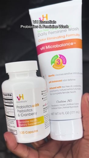 VH Essentials Feminine Hygiene Products and Probiotics