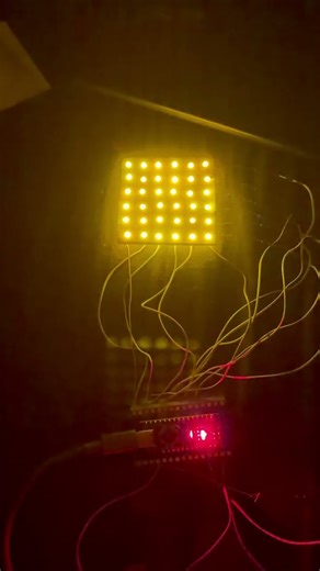 DIY Arduino games on a handmade LED matrix#DIY #Electronics #LEDMatrix #Tetris