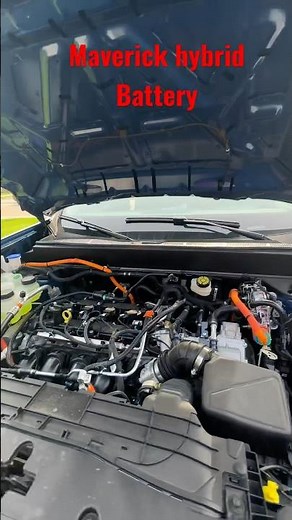 Ford Maverick hybrid battery location