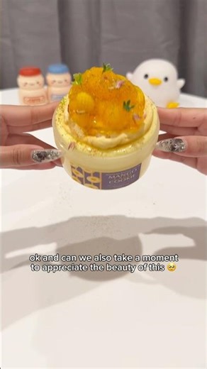 potcha slime review! ft. mango lassi cookie 🥭 #slimechannel #slimeasmr #slimevideos #satisfying
