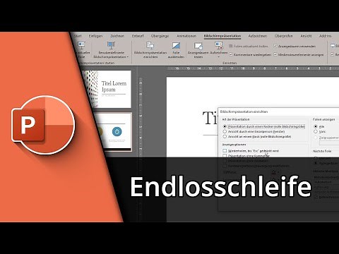 Powerpoint Endlosschleife | Powerpoint Dauerschleife ✅ Tutorial