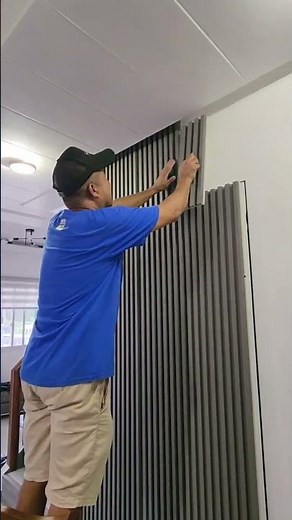 PVC Fluted Panel Installation