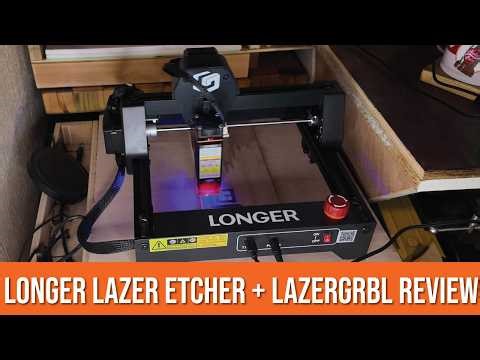 I Bought a Lazer Etcher. ray5 Longer Mini + LazerGRBL review.