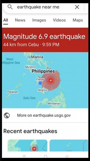 LATEST: EARTHQUAKE in Bogo City Cebu