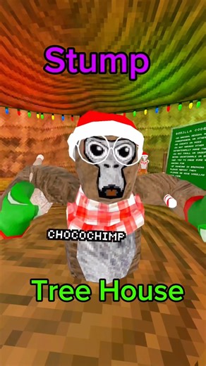 How fast can I get from Stump to Tree House? #gorillatag #treestump #vr #viral #trending #fypp