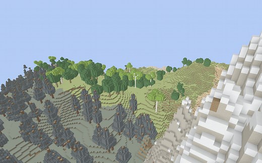 【C  &Vulkan】Biome-based procedure voxel terrain