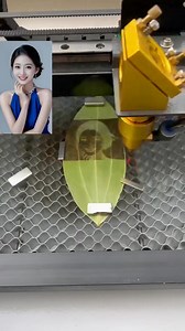 6.5K views · 69 reactions | Portrait art on leaves by laser engraving machine  | Mie Reviews | Facebook