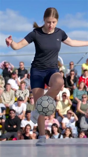 Powerful Girls Football Skills 💪🔥 #skills