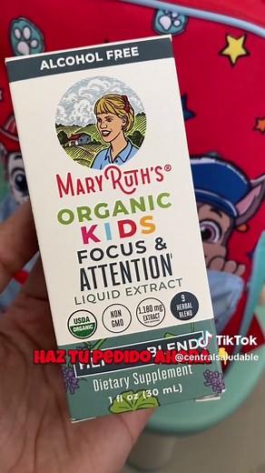 ¿Vitaminas para el cerebro de los niños? 🧠👦👧 El desarrollo cerebral durante la infancia es clave, y algunos nutrientes pueden ayudar a apoyar la concentración, memoria y enfoque mental. Focus & Attention Kids de MaryRuth’s es un suplemento diseñado para apoyar la función cognitiva y el rendimiento en la etapa escolar. Disponible aquí 👇. #vitaminasparaniños #brainhealthkids #concentracionniños #suplementosparaniños #creatorsearchinsights